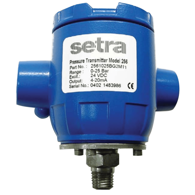 Setra Gauge Pressure Transducer, Model 256